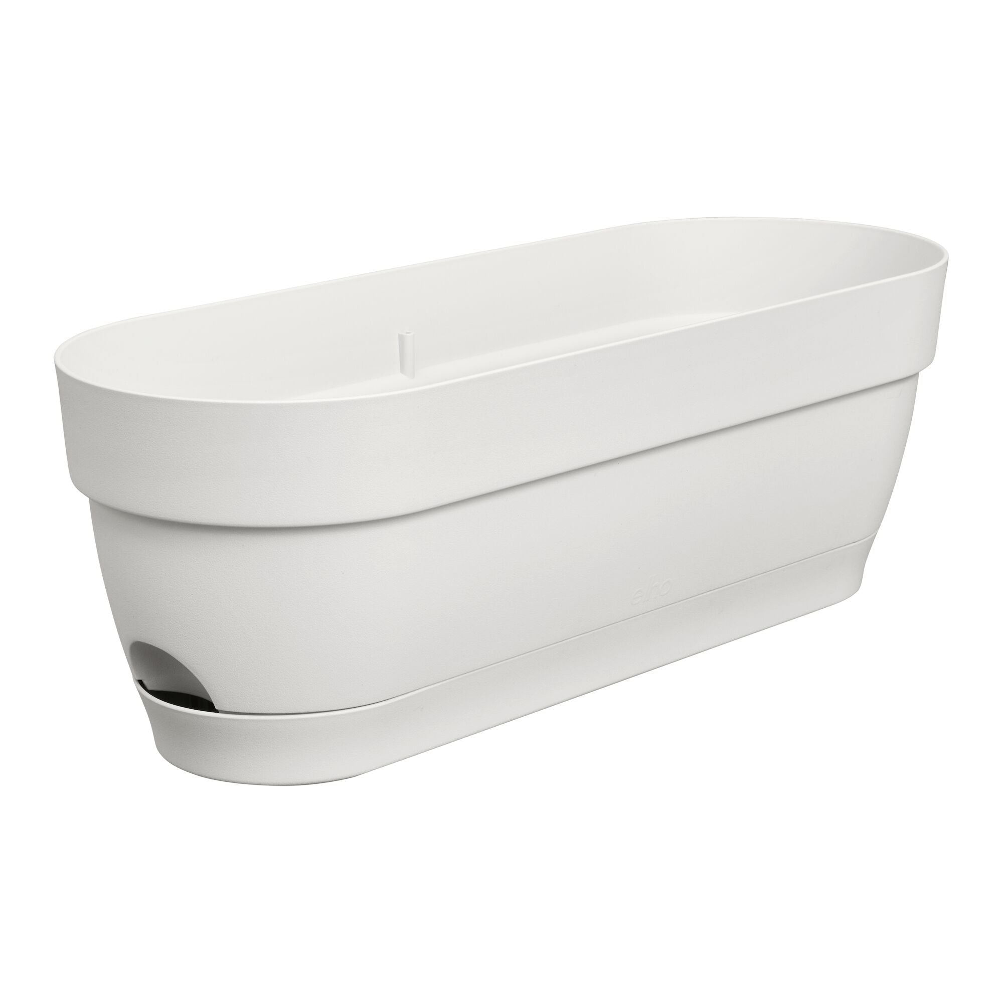Elho Vibia Campana jardinière blanc mat rectangle