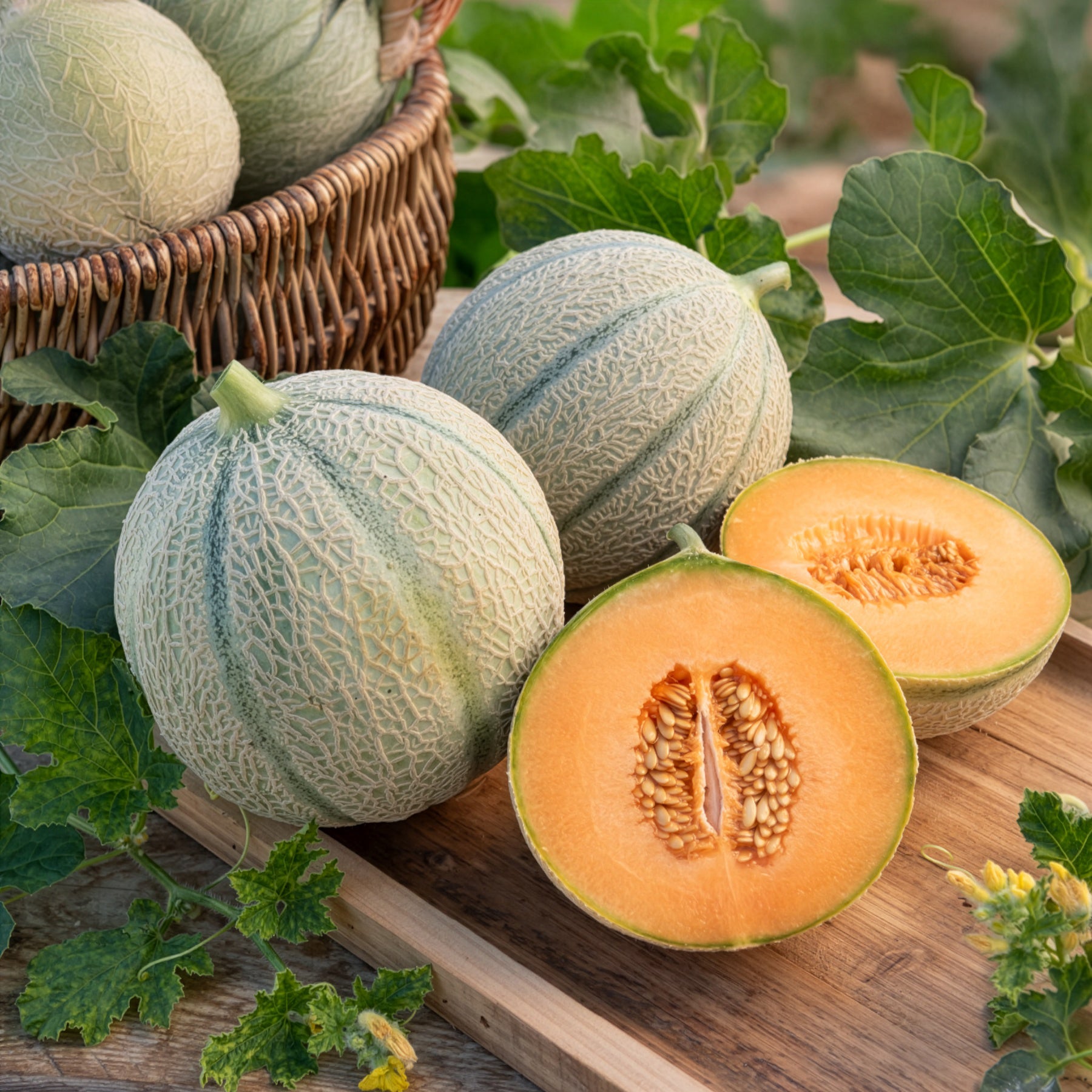 Bakker Stellio F1 melon sachet 6 graines chair sucrée