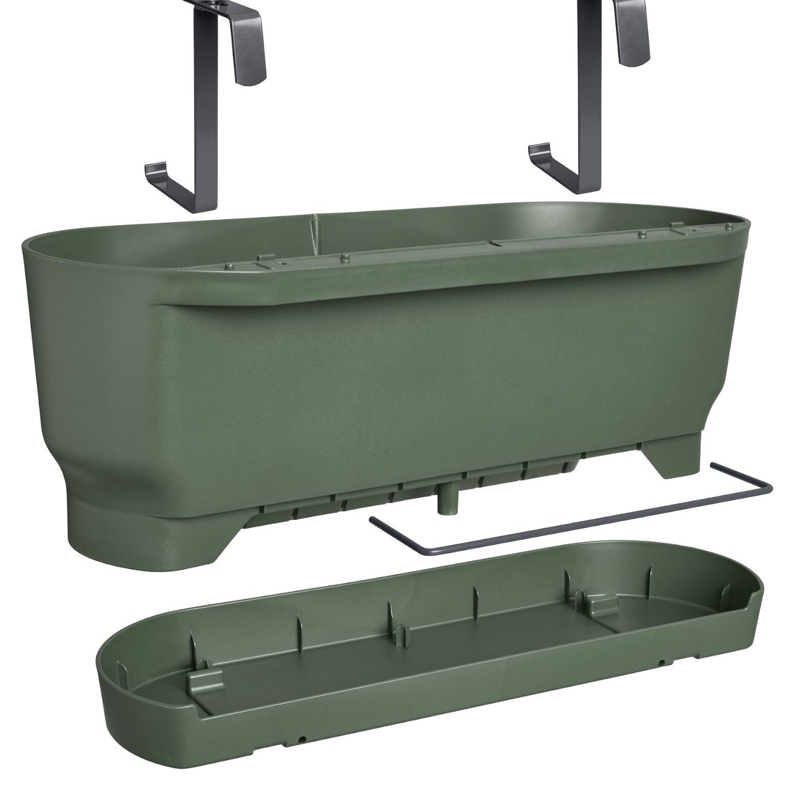 Elho Greenville balconnière verte 52 cm