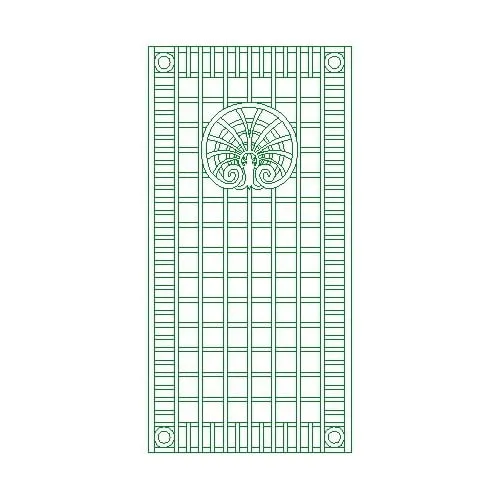 Ets Leneindre Panneaux Carrés 10 cm rosace treillage sapin