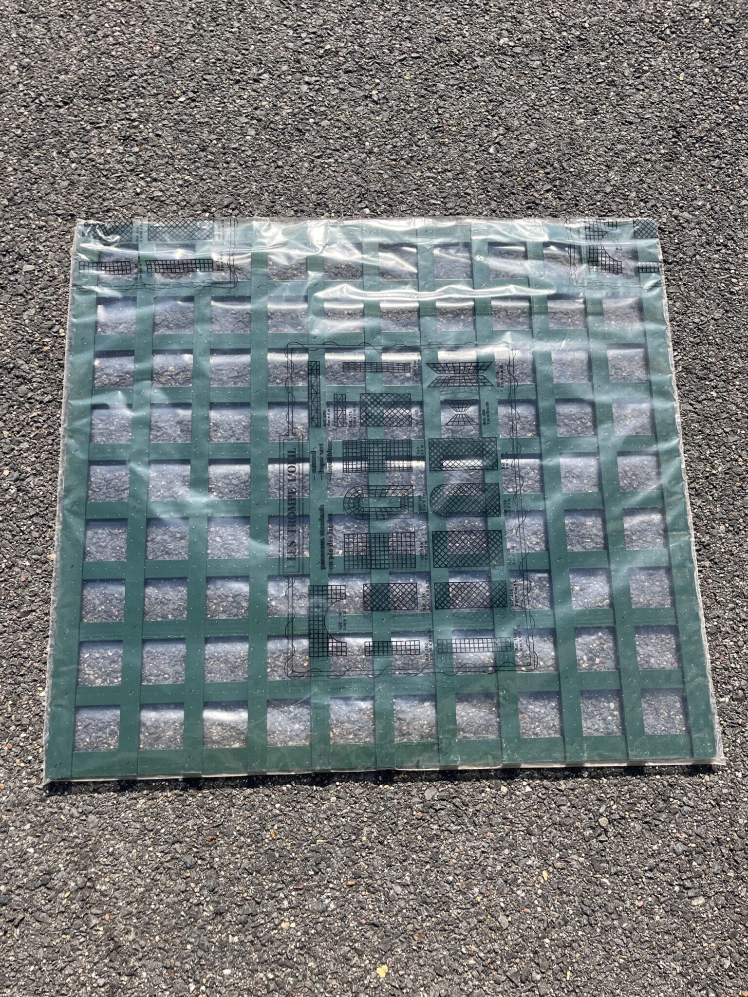 Ets Leneindre Carrés 5 cm 65x72 cm treillage vert