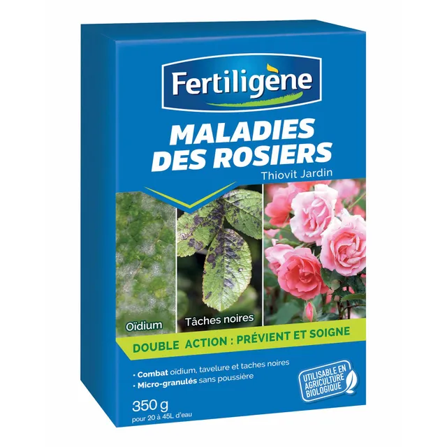 Bakker Fertiligène Maladie Rosiers Traitement 350g La pièce