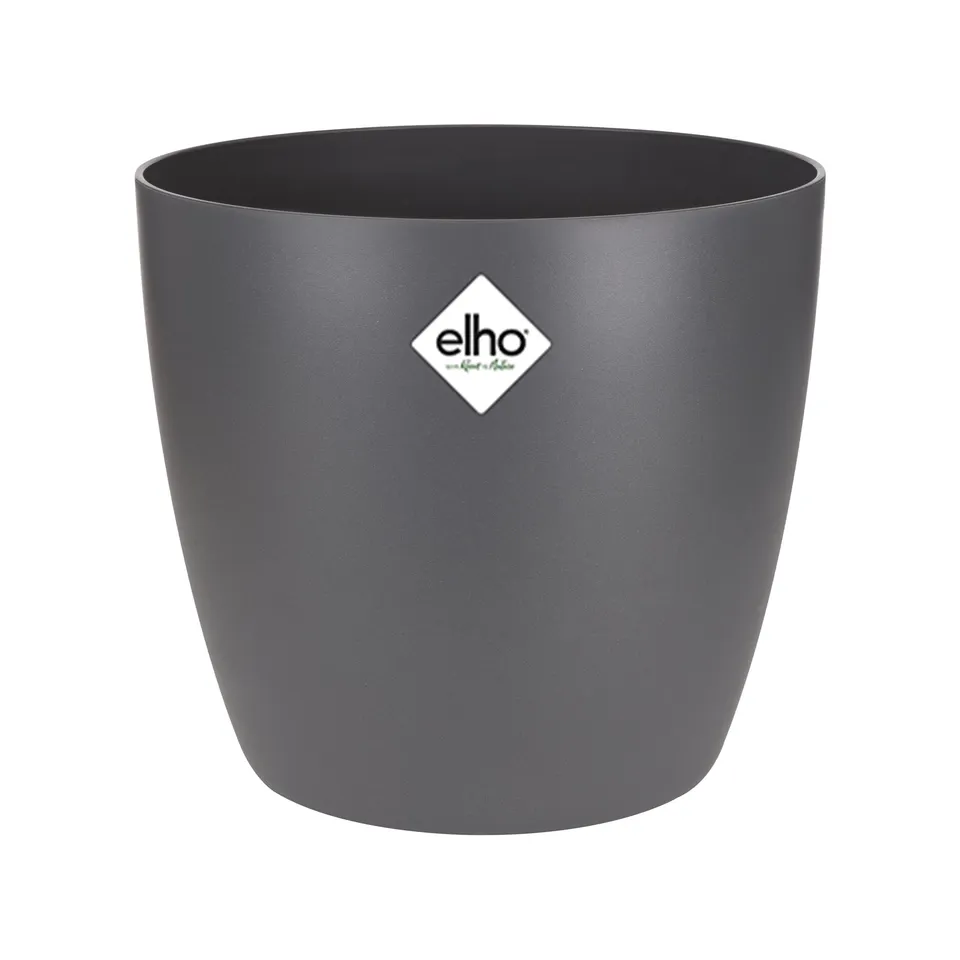 Elho Brussels cache-pot rond anthracite 12,5 cm