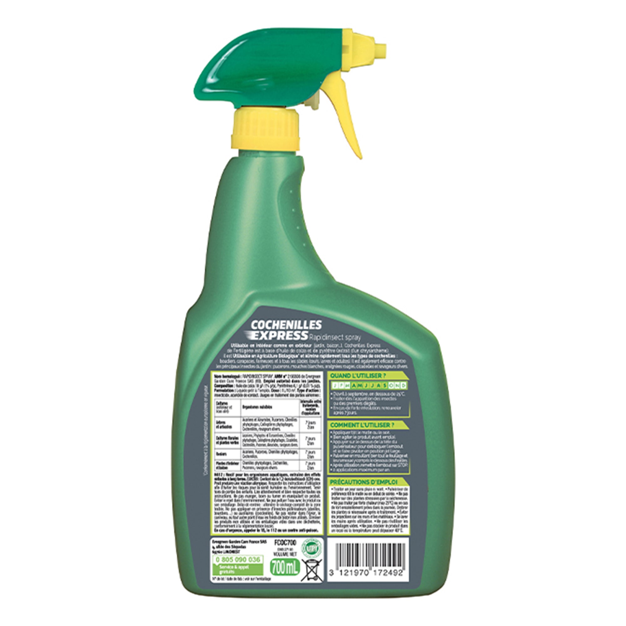 Bakker Fertiligène anti-cochenilles spray 700mL