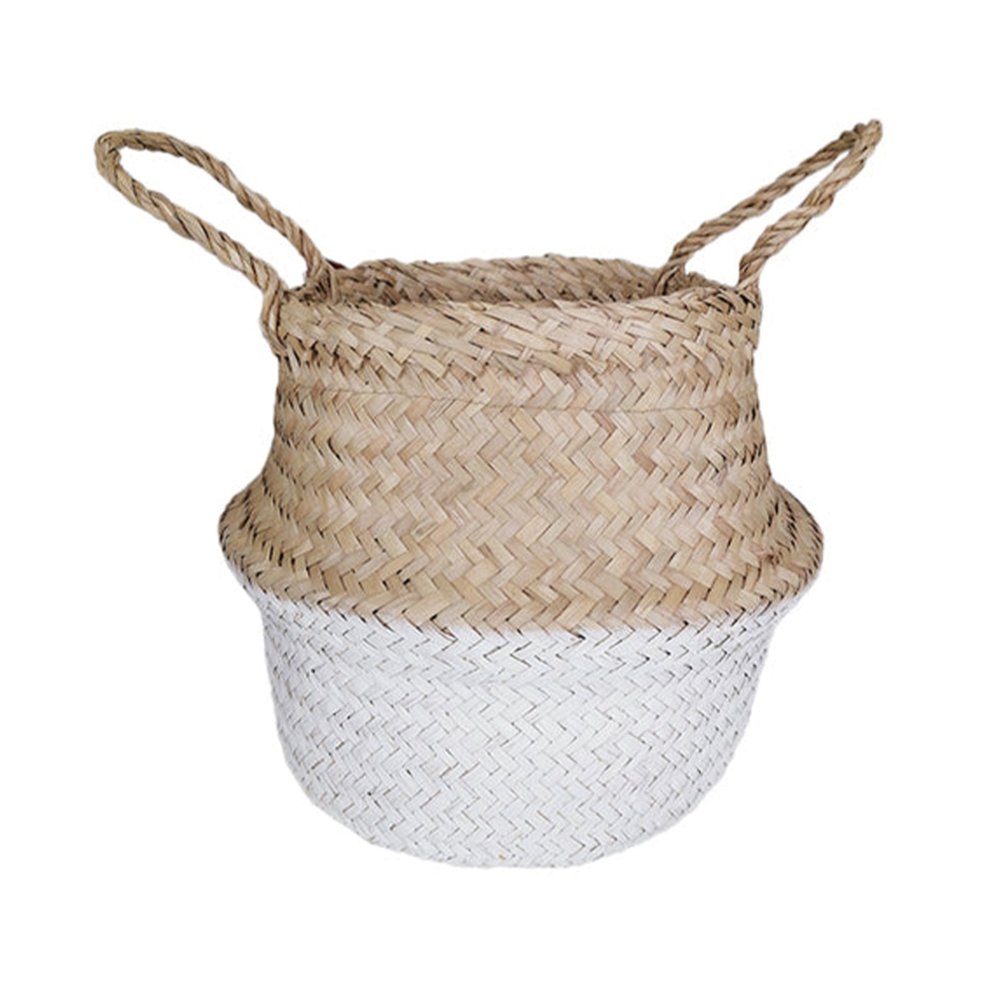 Bakker Belly Basket blanc cache-pot osier la pièce