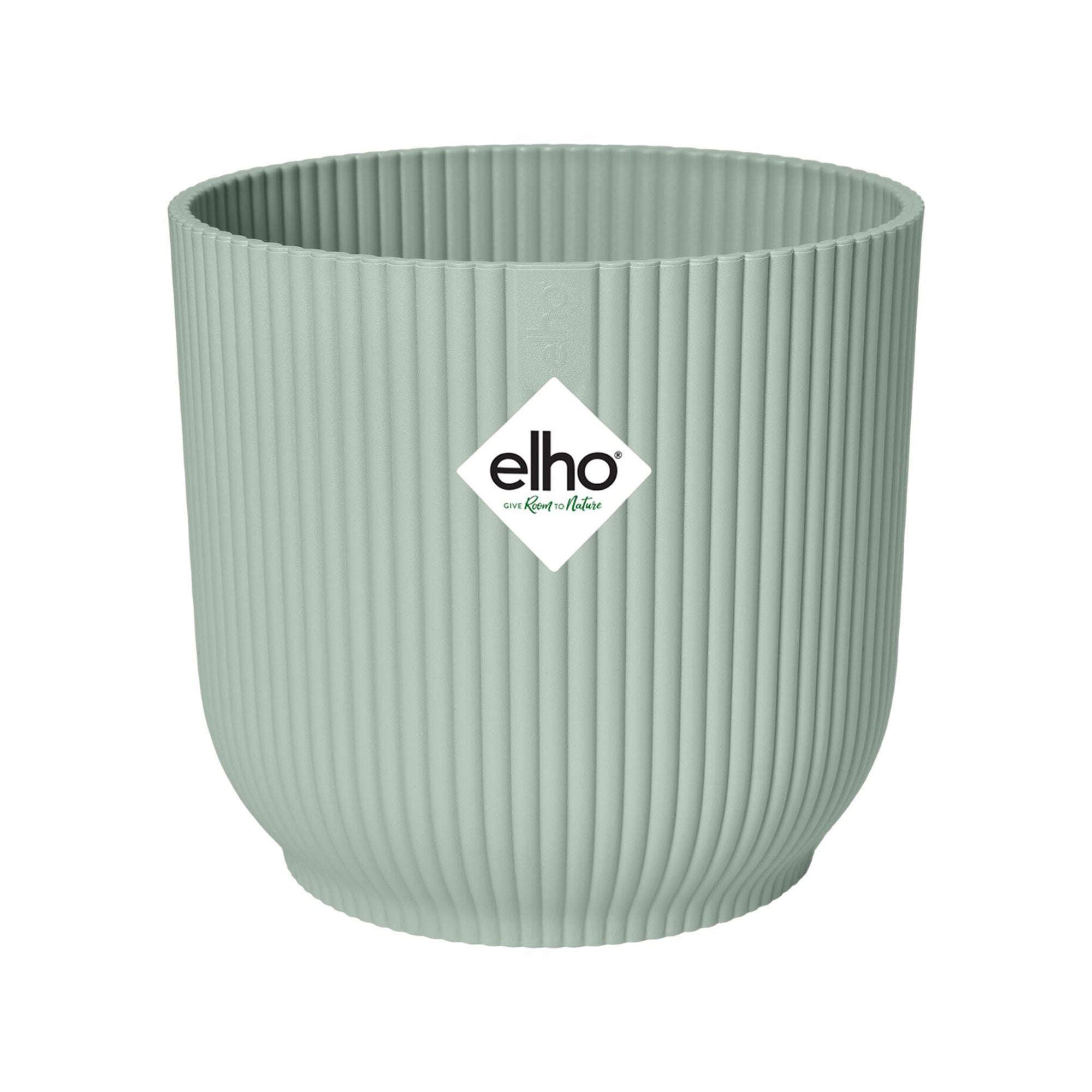 Elho Vibes Fold cache-pot rond vert sorbet Ø14cm