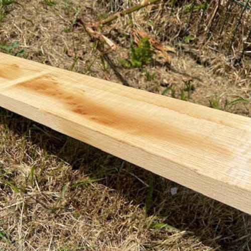 Ets Leneindre Planches châtaignier 30x150 mm planche brut 2,5 m