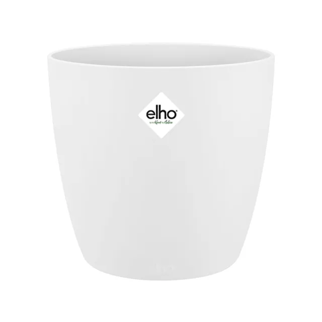 Elho Pot Brussels rond blanc cache-pot Ø12,5cm