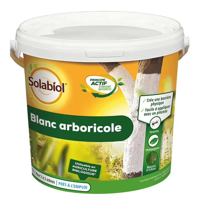 Solabiol Blanc arboricole soin tronc 1L verger