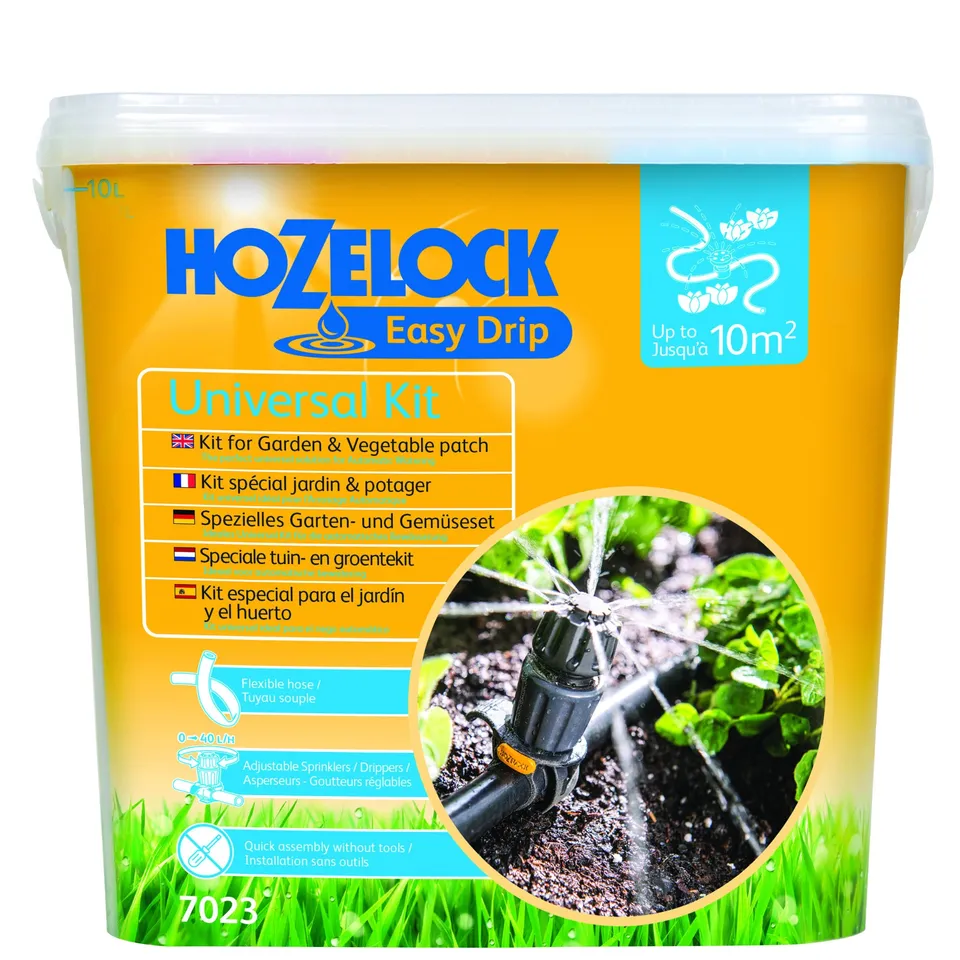 Bakker Kit arrosage universel Hozelock goutte à goutte 15m 13mm