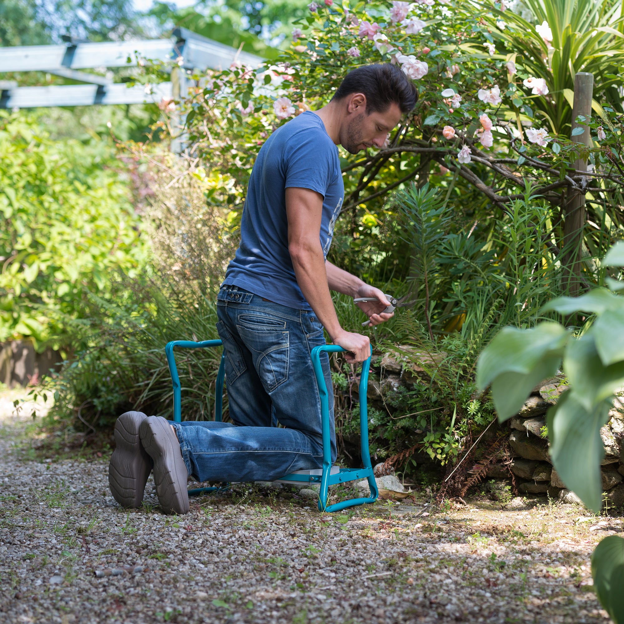 Bakker banc vert agenouilloir de jardin tabouret la pièce