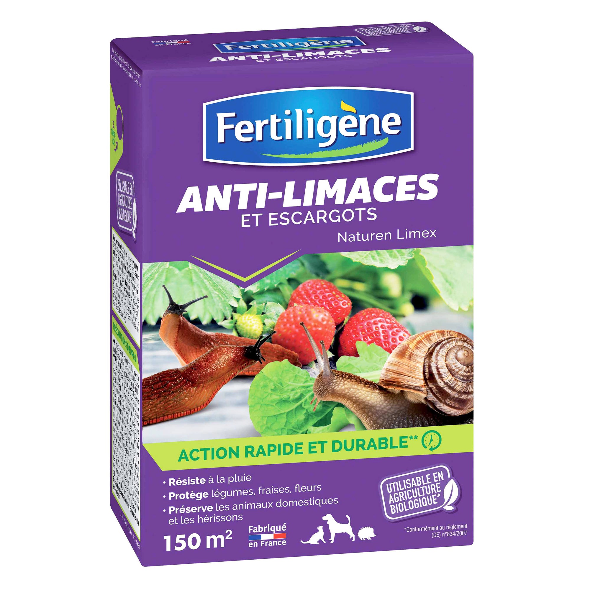 Bakker Entretien Anti-limaces FERTILIGENE granulés 450g