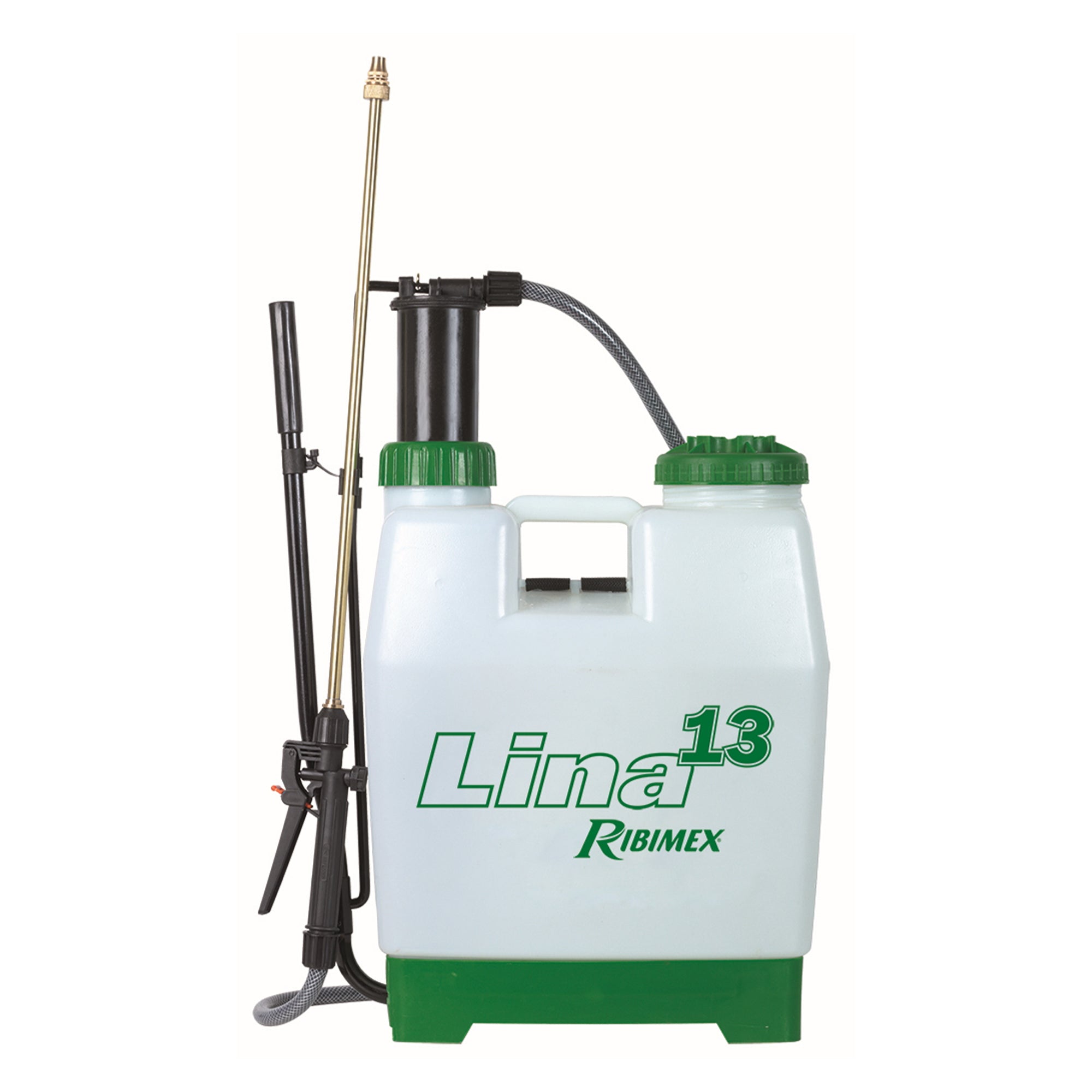 Ribimex Pulvérisateur à dos 14L pression entretenue jardin