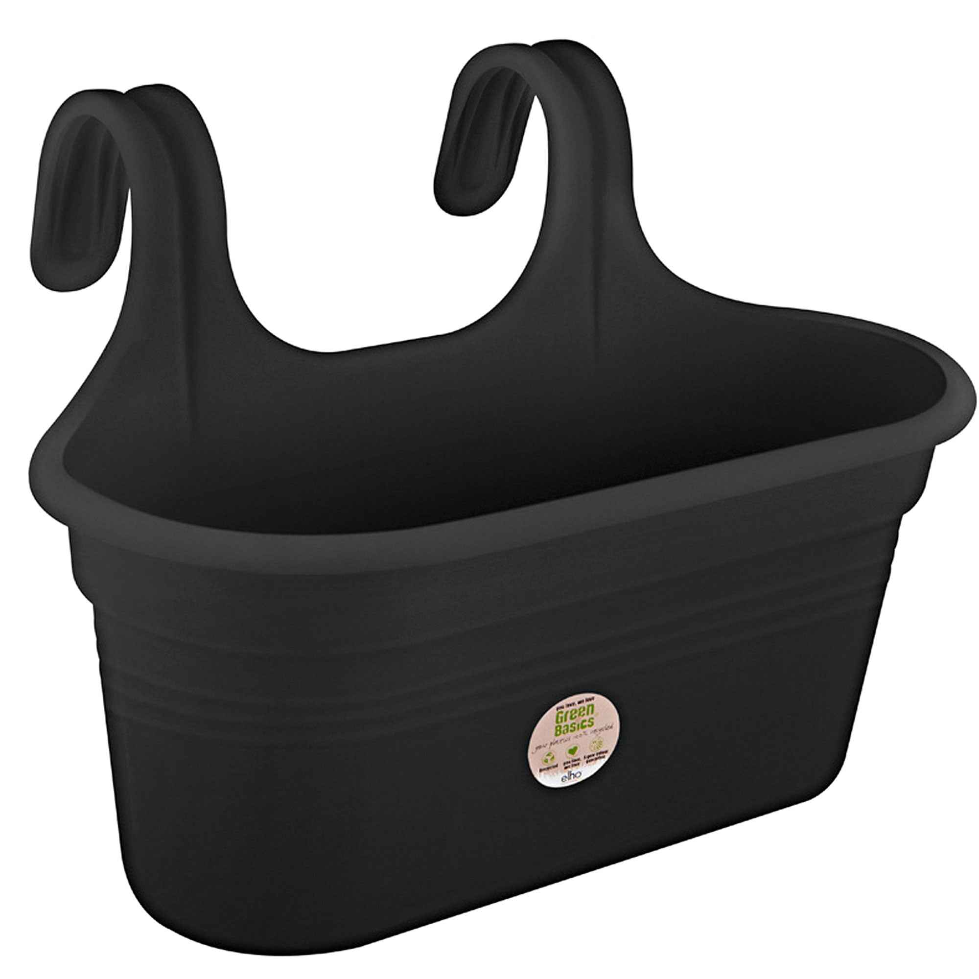 Bakker Easy Hanger Living jardinière balcon noir L 36 cm