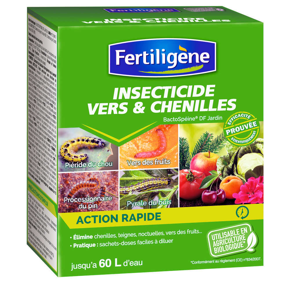 Fertiligène Insecticide vers chenilles 30g potager