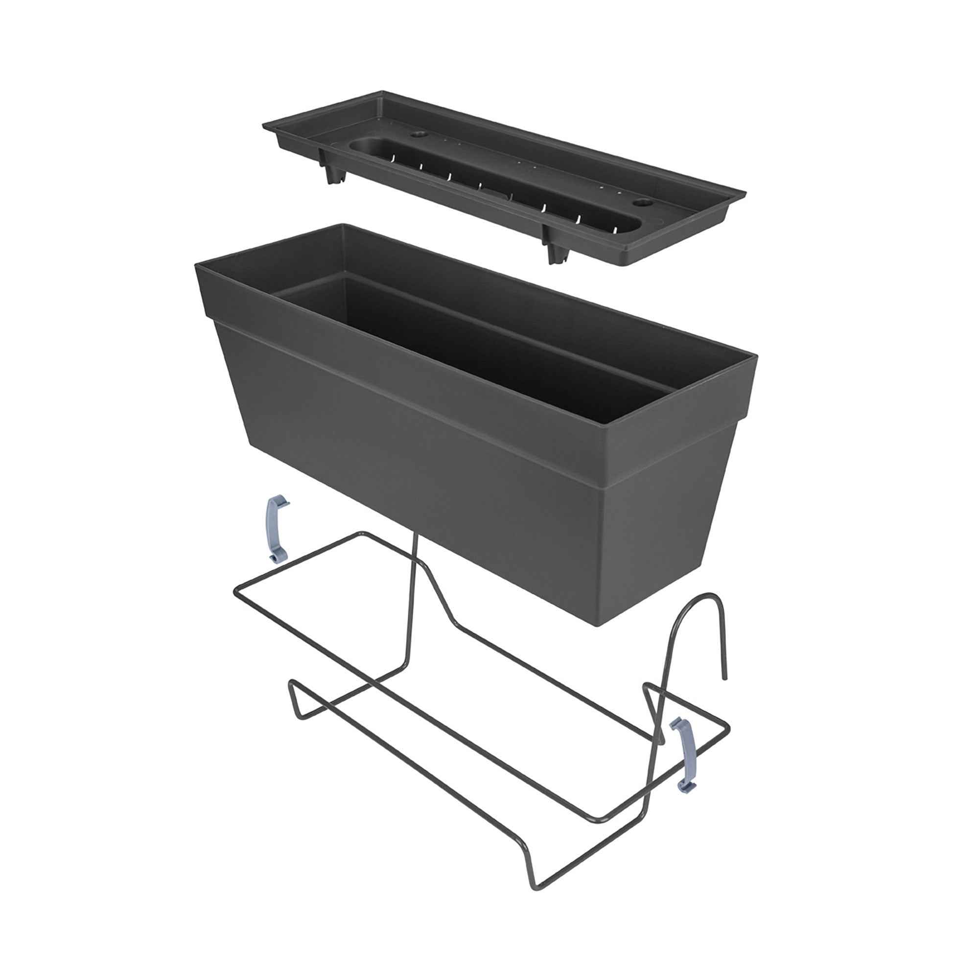 Bakker Elho Loft Urban jardinière anthracite 50cm pièce
