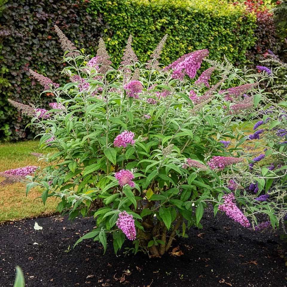Bakker Pink Delight buddleia arbuste pot 2L 40-50cm rose