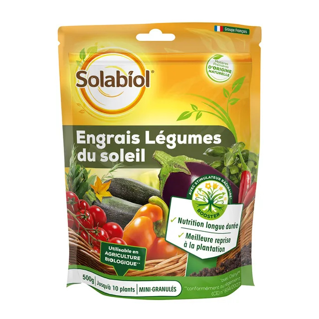 Bakker Solabiol engrais légumes du soleil 500g tomates