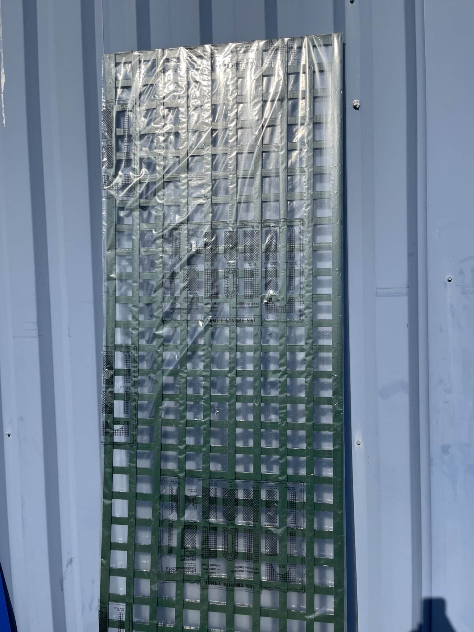 Ets Leneindre Panneaux Carrés 5cm 220x65cm treillage vert