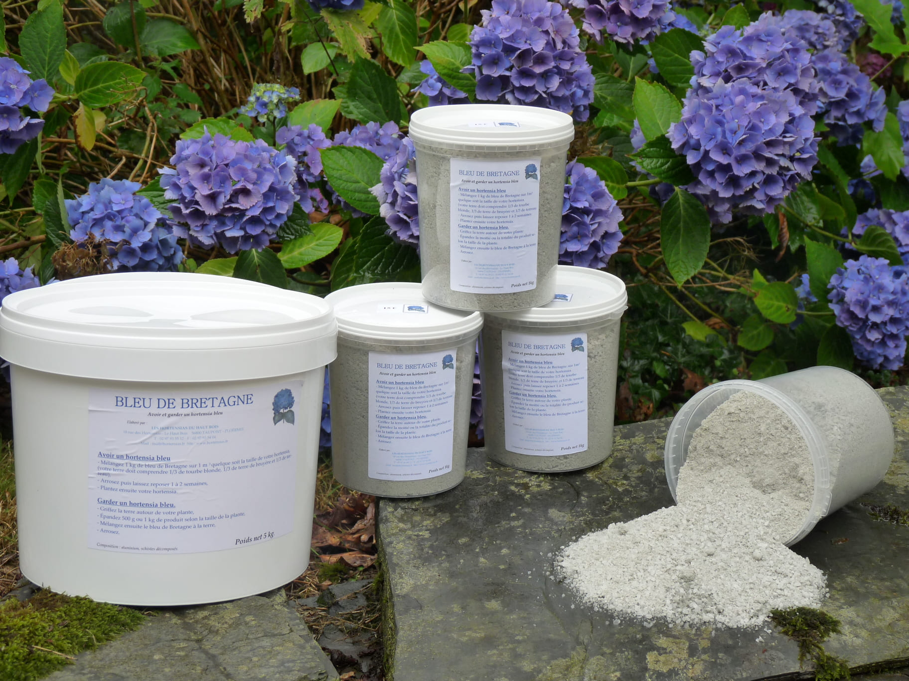 Bleu de Bretagne 20 Kg engrais hortensia bleu