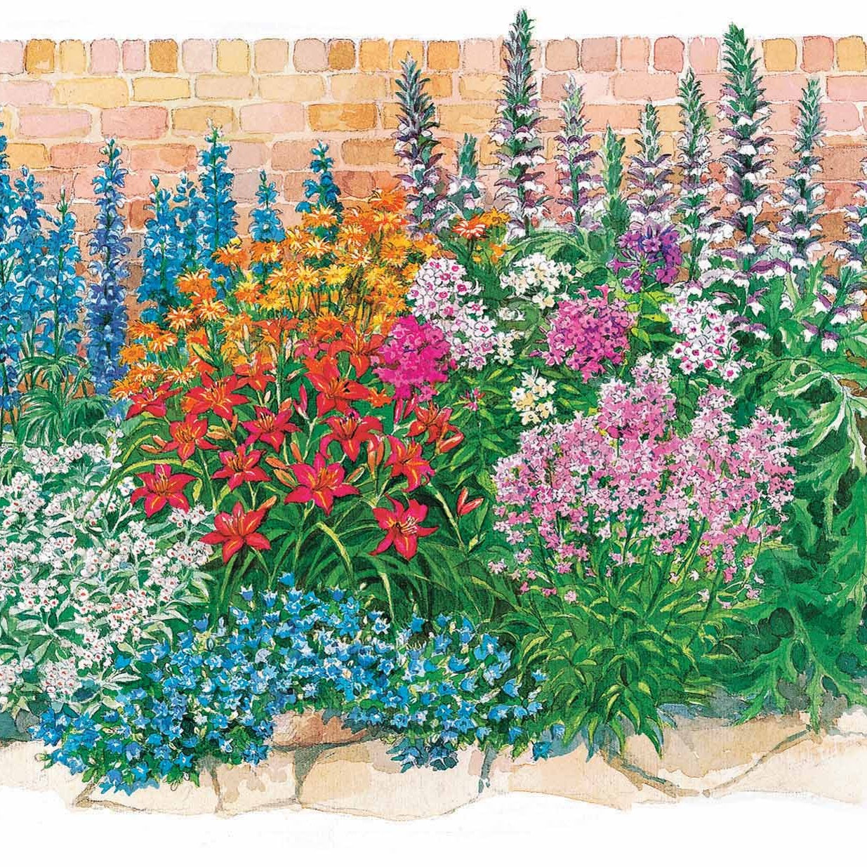 Bakker Massif Été Fleuri 18 plantes vivaces 2m²
