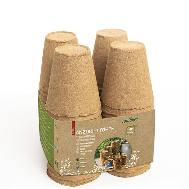 Bakker pots biodégradables semis 26 x 6 cm