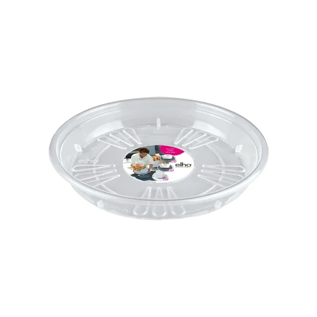 Elho Uni-Saucer soucoupe transparente Ø14cm plastique