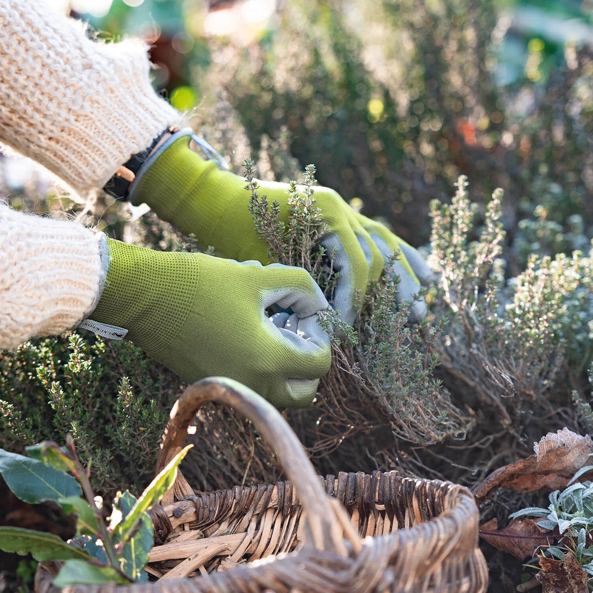Bakker Colors gant de jardin vert anis la paire taille 7