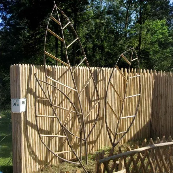 Ets Leneindre Décorations Feuille tuteur plante grimpante châtaignier