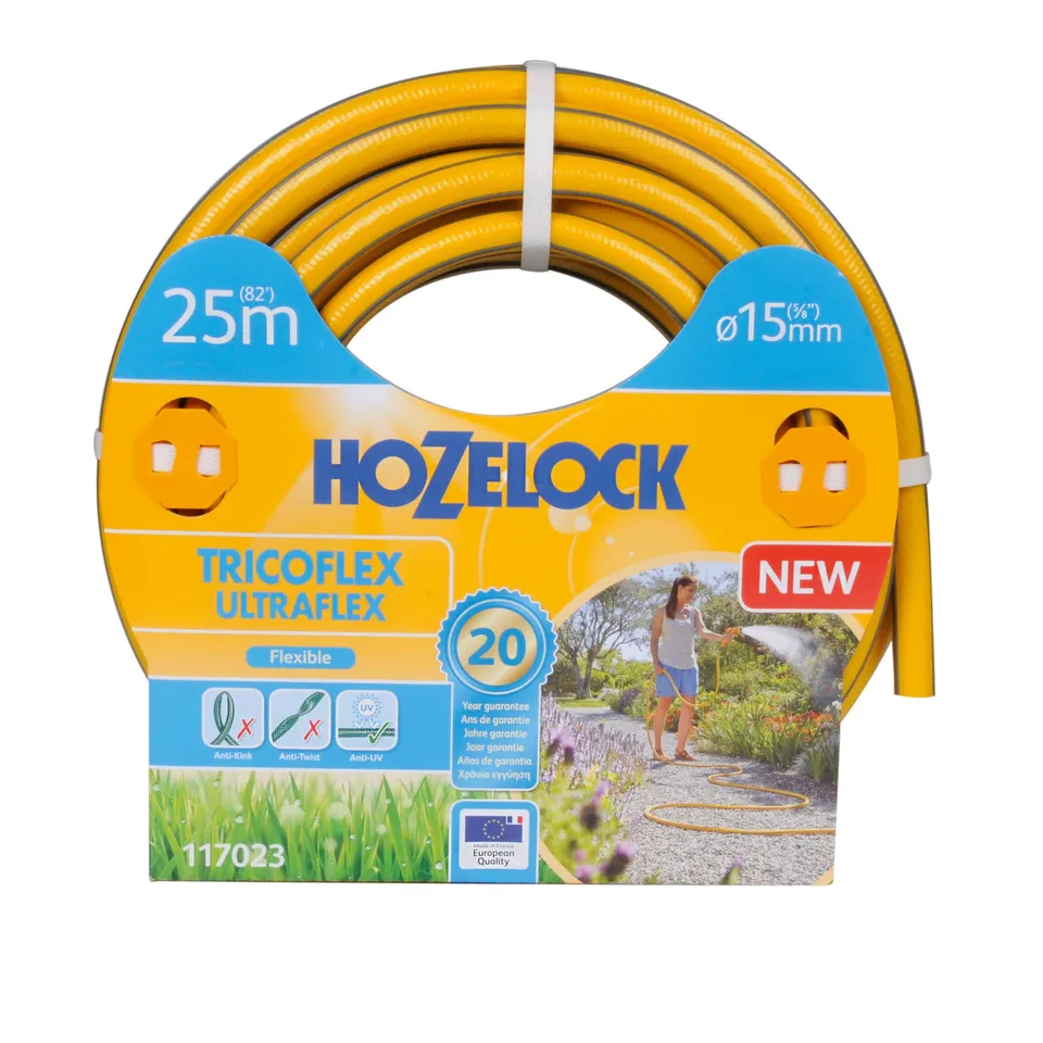 Hozelock Tuyau d'arrosage 25 m souple et léger