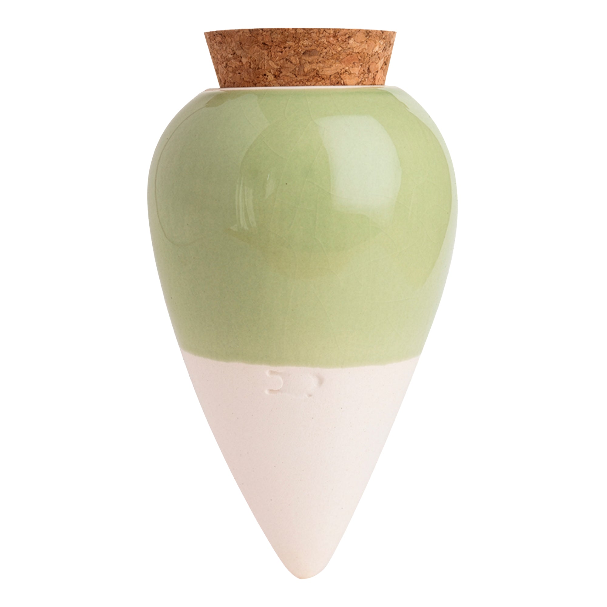 Bakker Olla arrosage terre cuite verte 250mL goutte