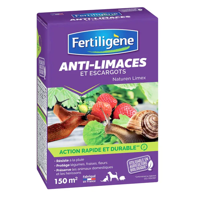 Bakker Entretien Anti-limaces FERTILIGENE granulés 450g