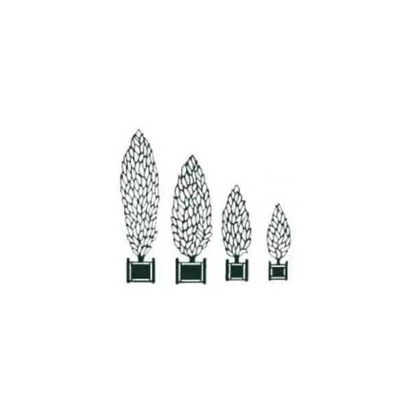 Ets Leneindre Silhouettes Arbres Charmilles décor jardin vert
