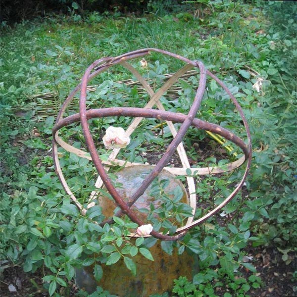 Ets Leneindre Décorations Boule feuillards déco 50 cm châtaignier