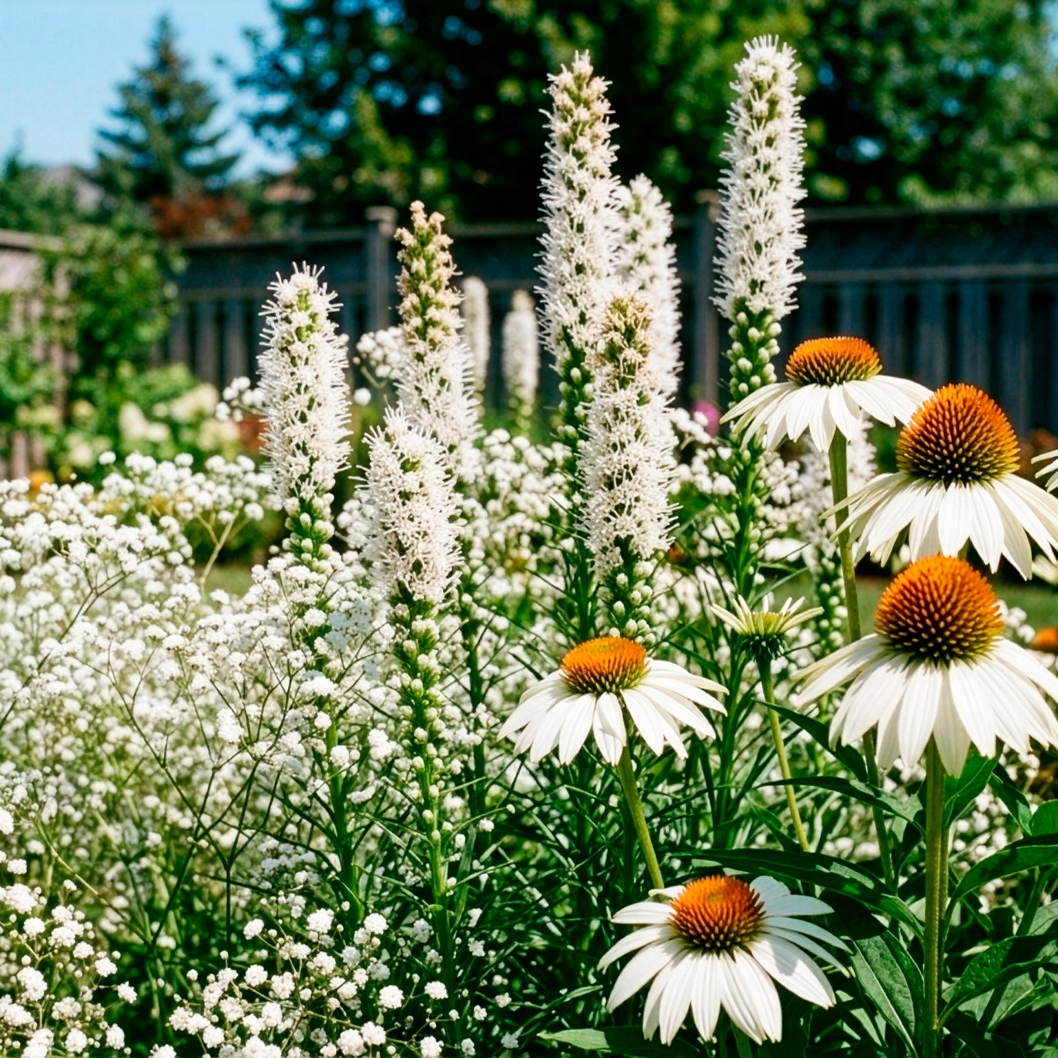 Bakker Plantes vivaces Vivaces fleurs blanches plante lot 3 pots