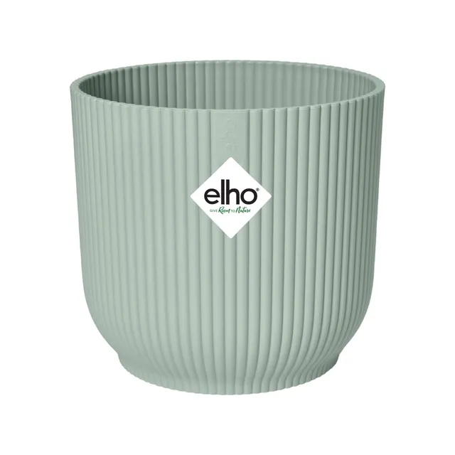 Elho Vibes Fold cache-pot rond vert sorbet Ø14cm