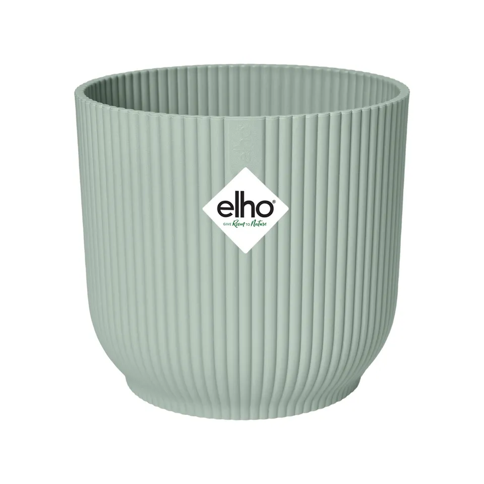 Elho Vibes Fold cache-pot rond vert sorbet Ø14cm