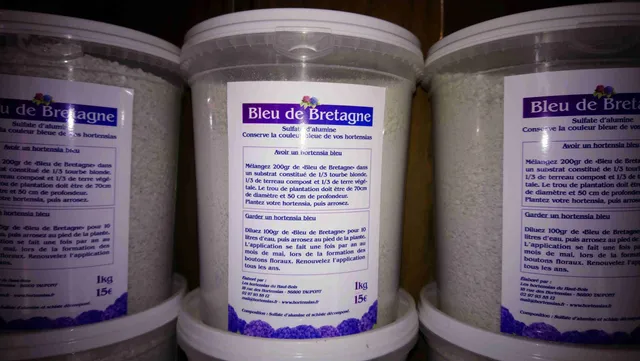 Bleu de Bretagne engrais hortensia 1 kg bleuissant