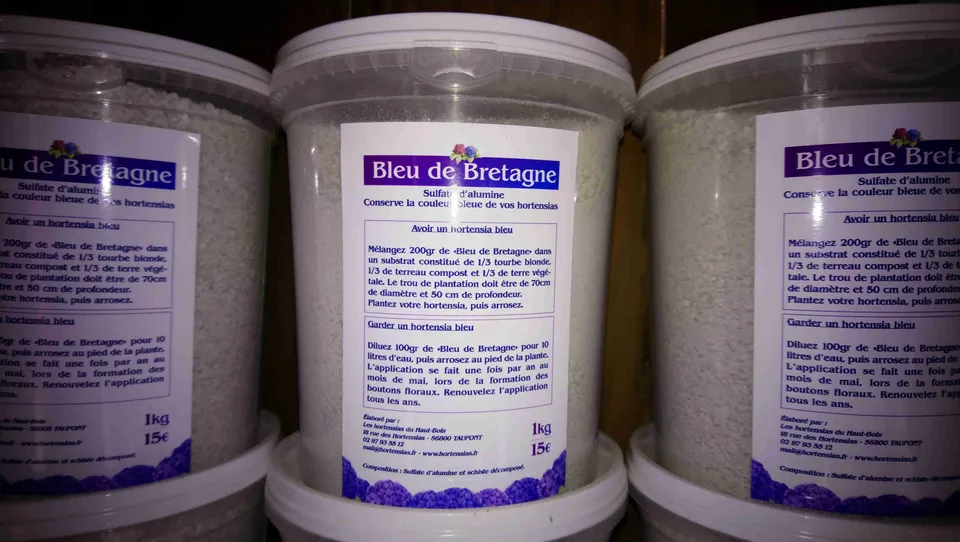 Bleu de Bretagne engrais hortensia 1 kg bleuissant