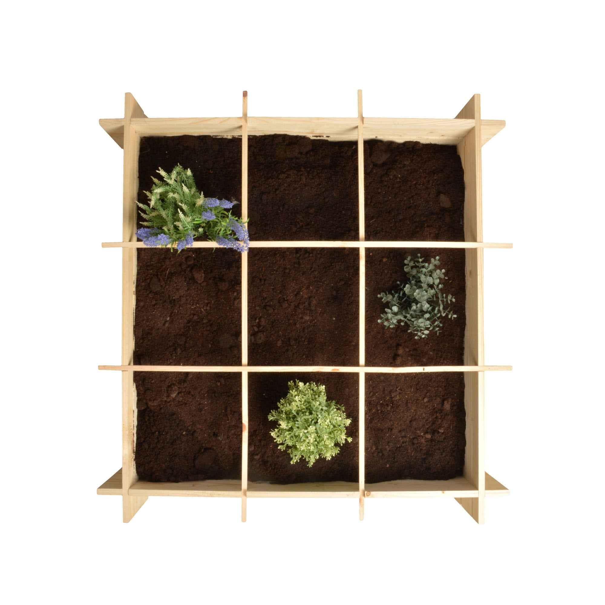 Bakker Carré potager bois de pin FSC 100x100x20 cm