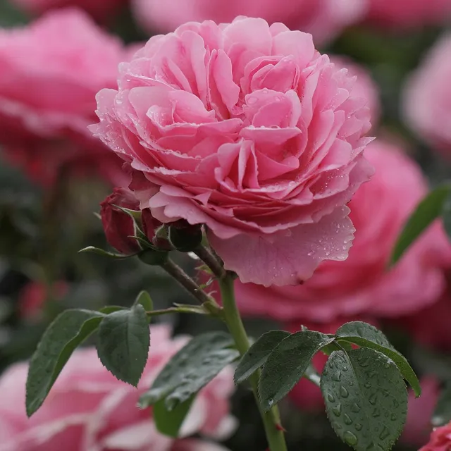 Bakker Rosiers Leonard de Vinci rosier motte rose