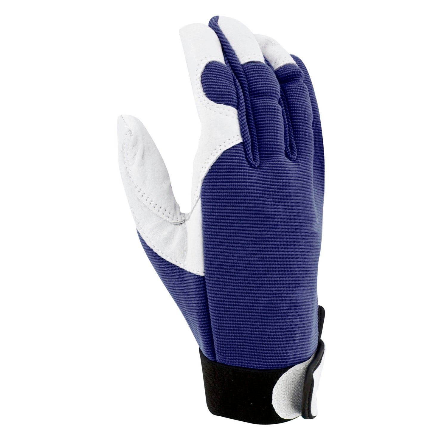 Bakker Jardy gant jardin cuir bleu marine taille 8