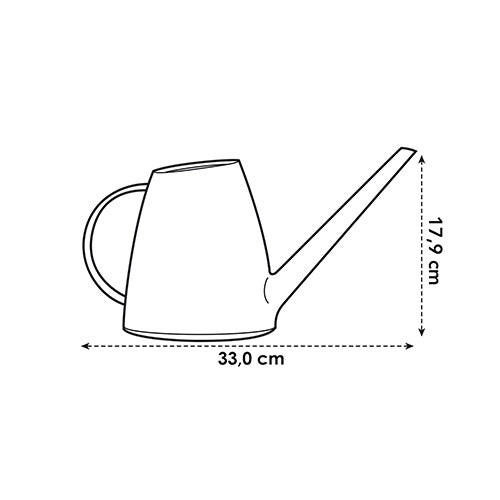 Elho Arrosoir Brussels arrosoir 1.8L anthracite ergonomique