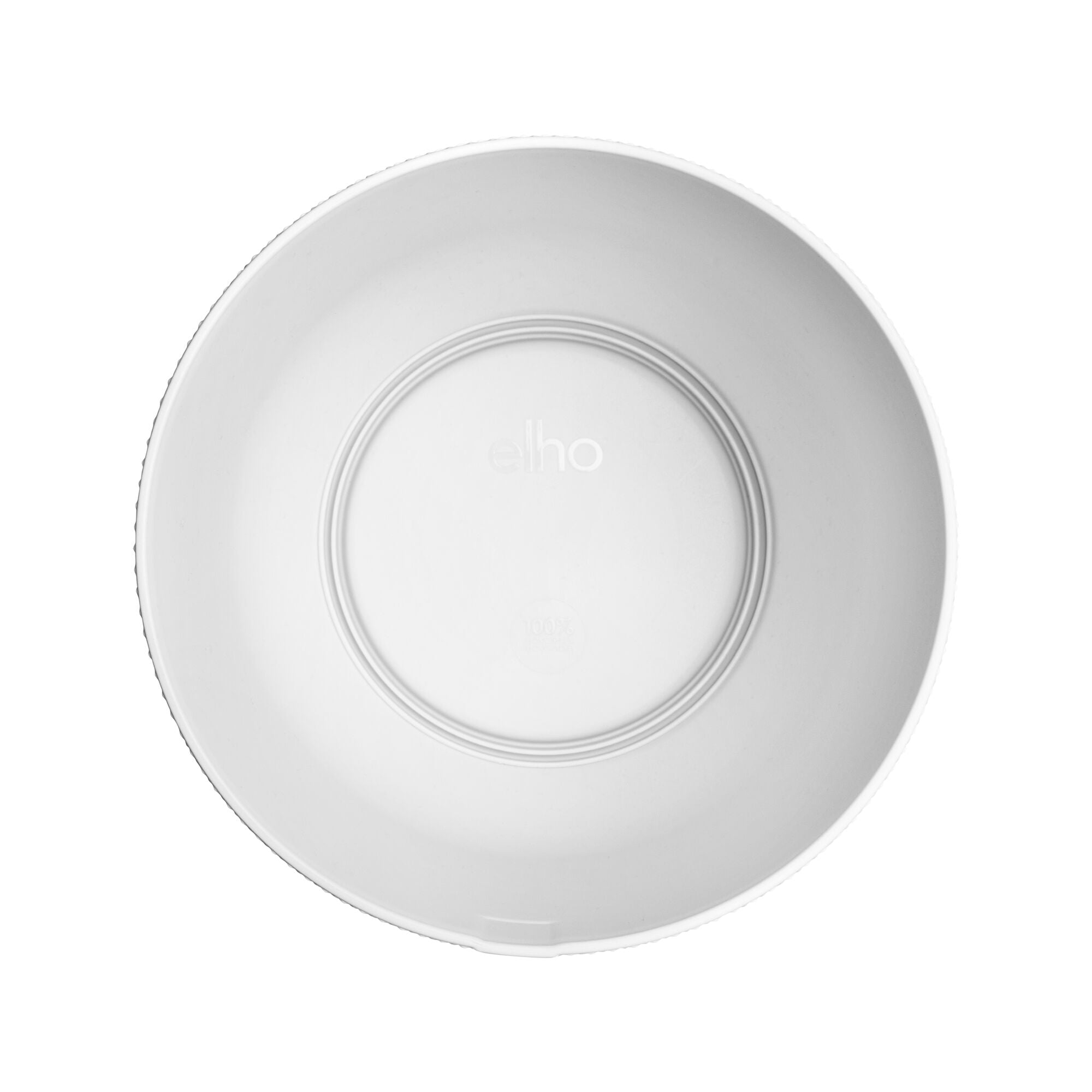 Elho Cache-Pot Jazz Rond Blanc Soie Plastique Ø14cm déco intérieur