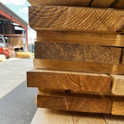 Ets Leneindre Planches châtaignier 30x150 mm planche brut 2,5 m