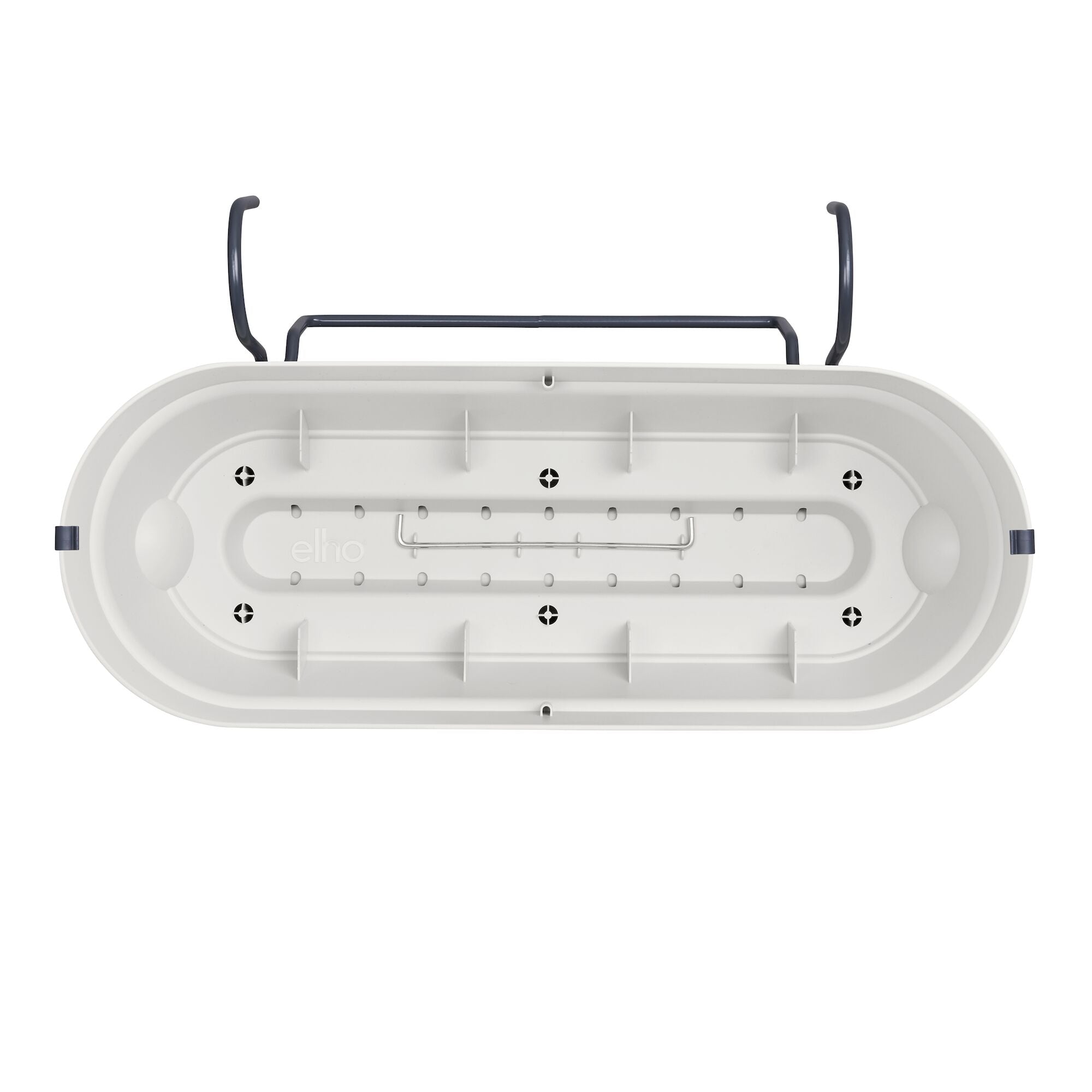 Bakker Vibia Campana jardinière blanc mat 50cm plastique balcon