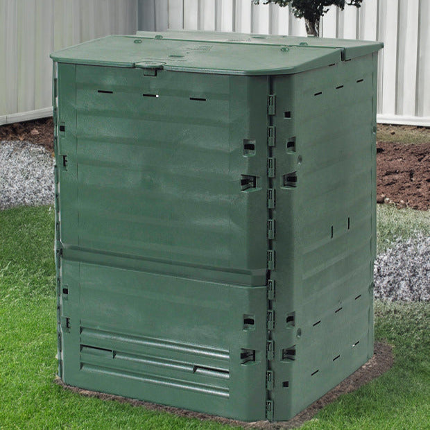 Bakker Entretien Thermo-king composteur vert 400L grille fond