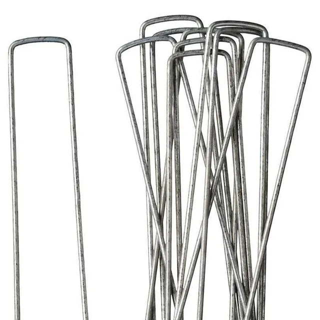 Bakker Fixsol 10 agrafes métalliques paillage lot de 10