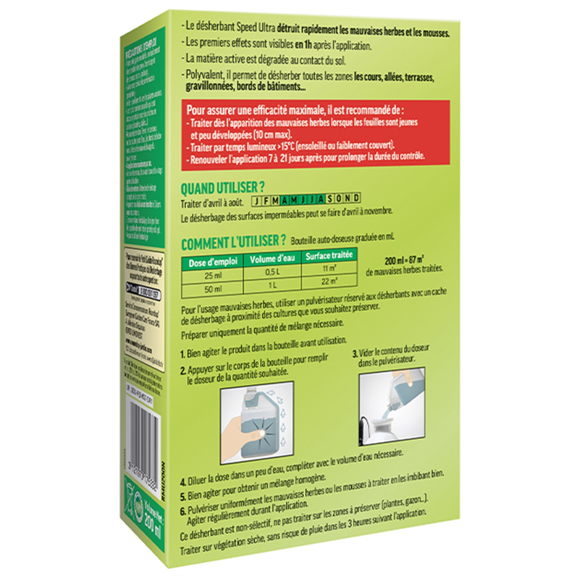 Bakker Round Up désherbant concentré 200mL pièce