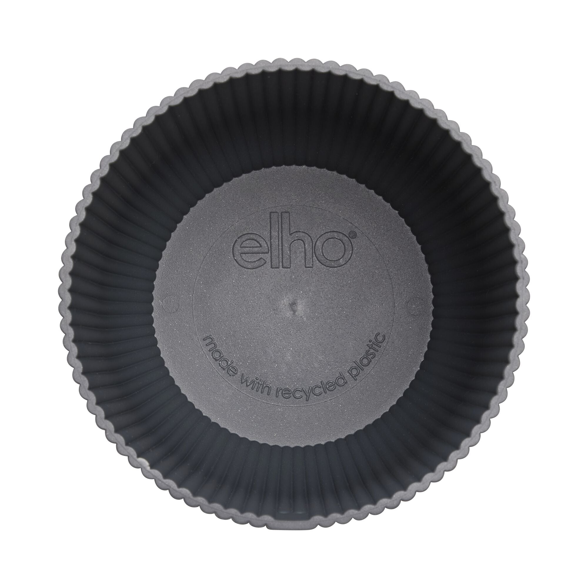 Elho Vibes Fold cache-pot rond anthracite 18cm mat